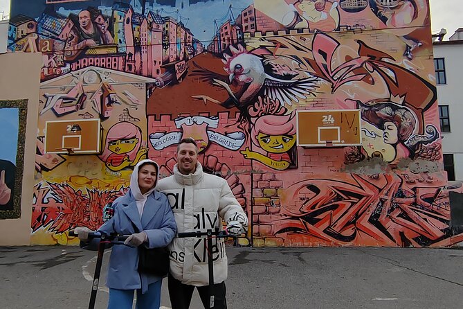 E-Scooter Street Art Tour - Why Belgrade street art works well from an e-scooter