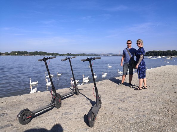 E-Scooter Zemun Tour - Palace of Serbia and the Novi Beograd contrast