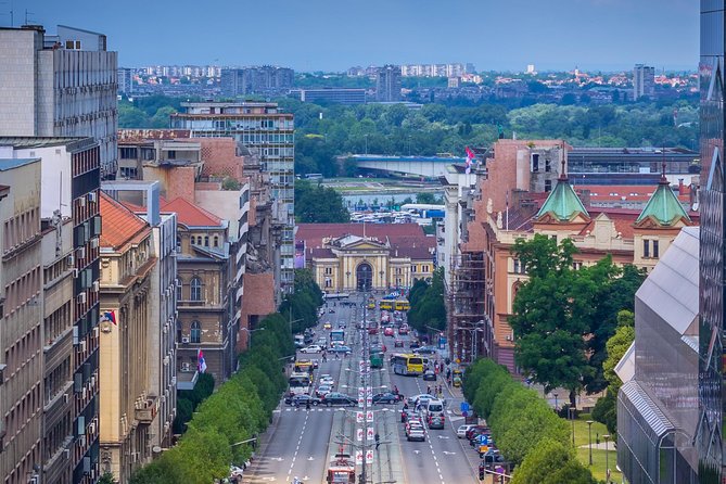 Feel Belgrade panoramic sightseeing - Stadiums and the road to St. Sava