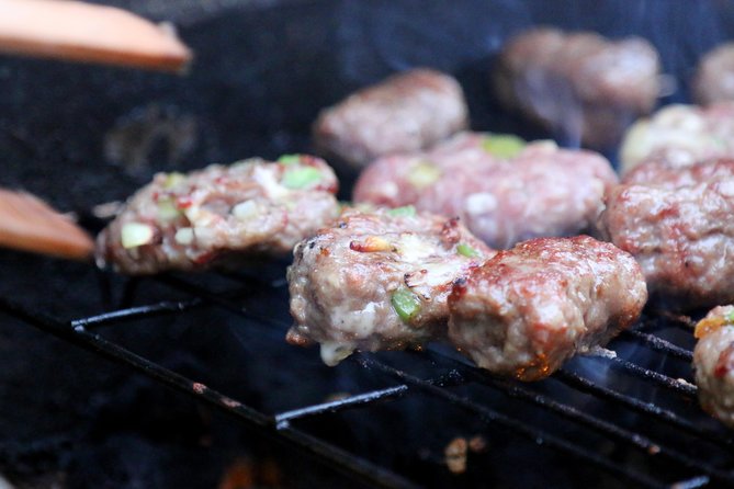 Food Tasting at Locals Favorite Farmers Market in Belgrade - Ćevapi from a local grill