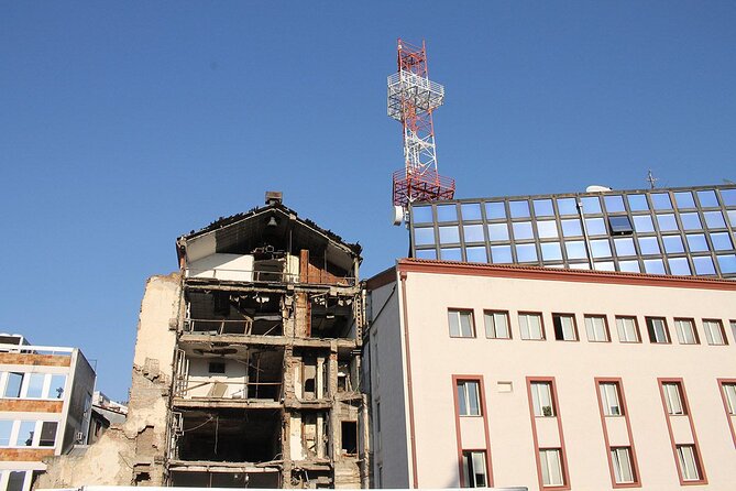 NATO Bombing of Belgrade Private Tour - The Air Force Command Building and the final stop