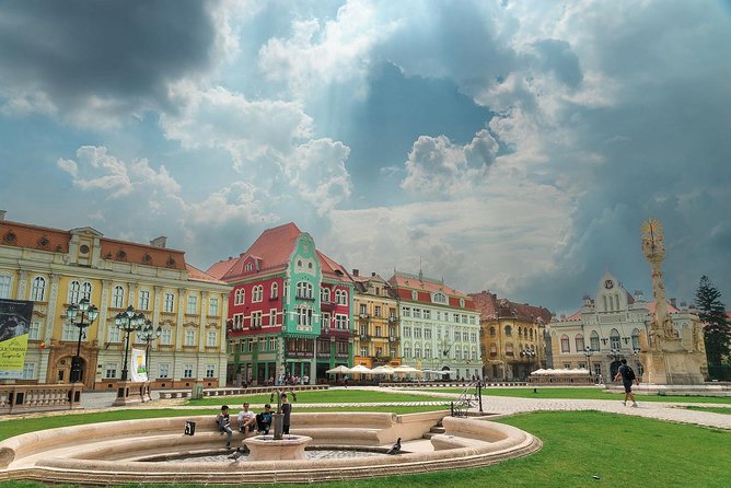 Private Day Trip to Timisoara from Belgrade - Union Square and two churches facing each other