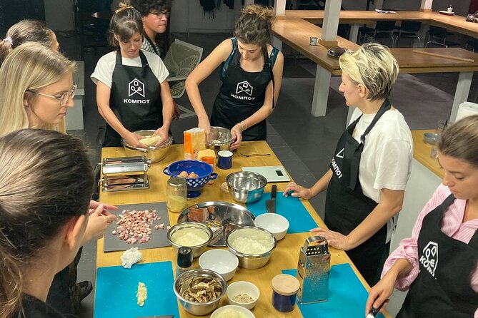 Private Serbian Food Cooking Experience in Belgrade with Meal - Sitting down to eat what you made