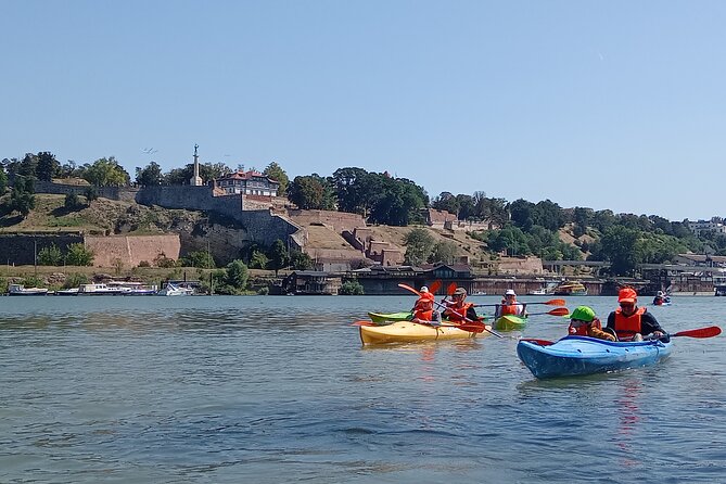 Self-guided kayak tour in Belgrade - The Sava and Danube confluence near Belgrade Fortress